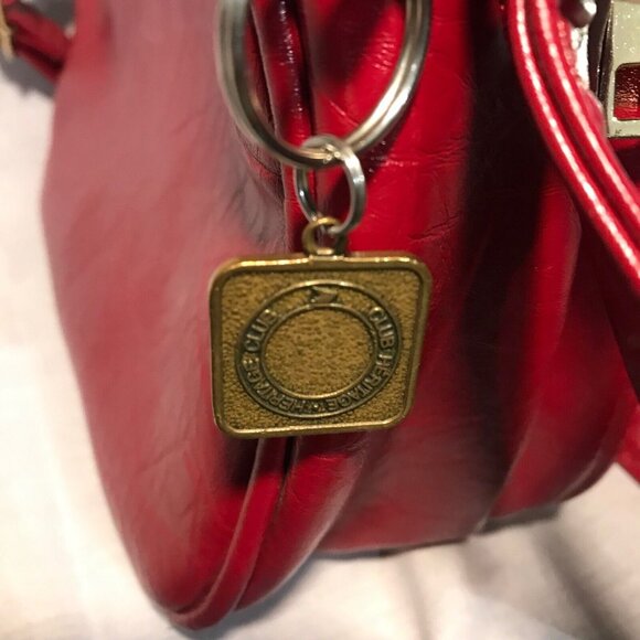 Alia Red Purse Bag  Clutch Handbag Storage Faux Leather Crossbody - Picture 7 of 12